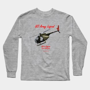 OH-6 Cayuse Design Long Sleeve T-Shirt